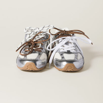 530 SL Runner – Leather and Mesh Metallic Edition