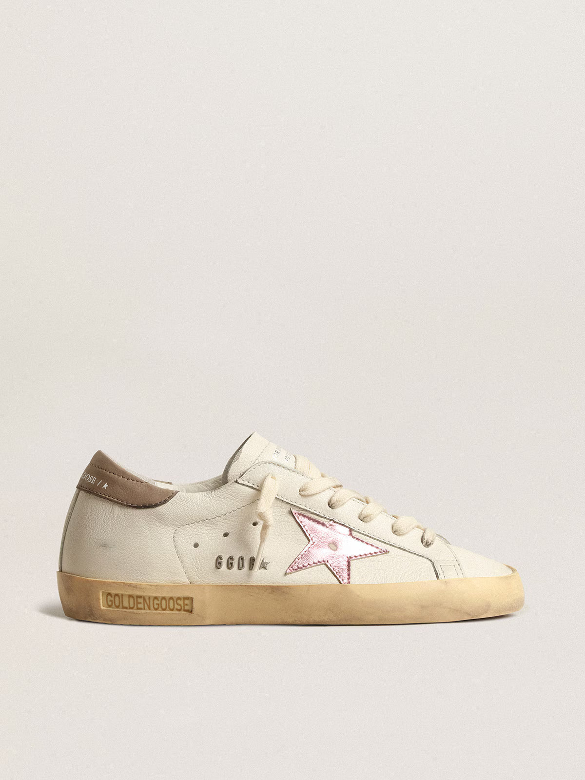 Low Baskets – White Nappa & Pink Metallic Edition