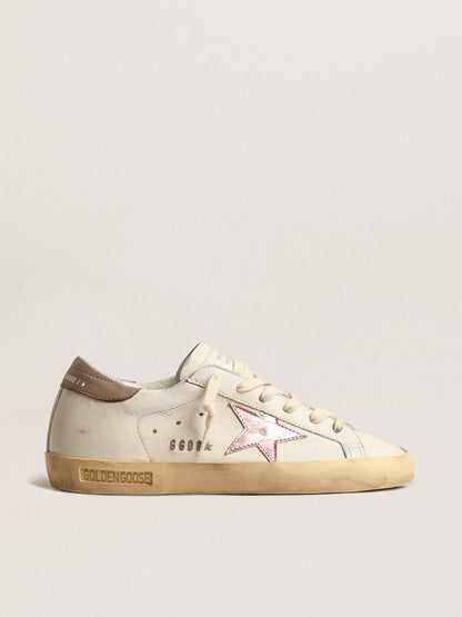 Low Baskets – White Nappa & Pink Metallic Edition