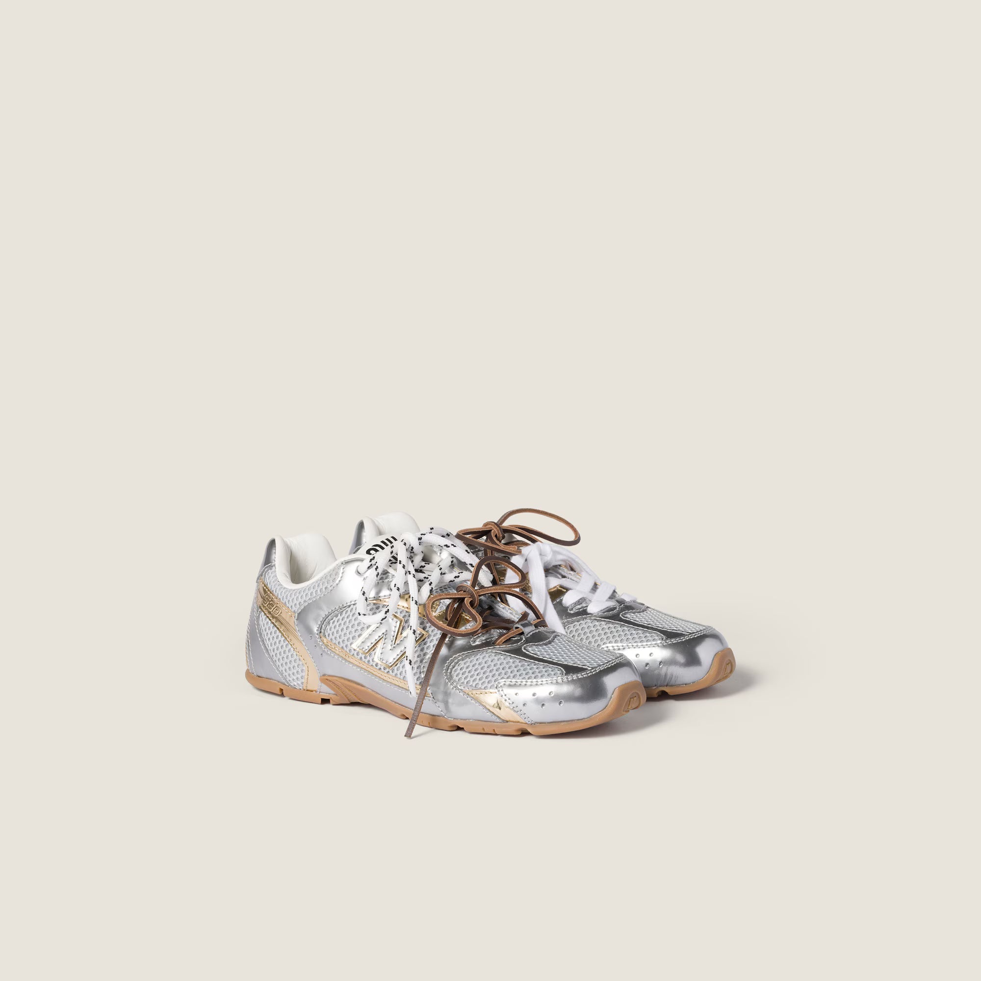 530 SL Runner – Leather and Mesh Metallic Edition